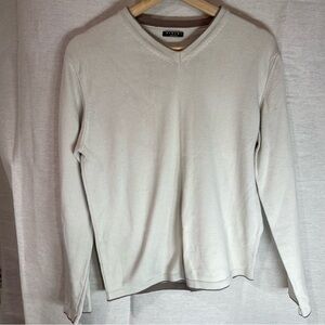 Sisley Light Beige V-Neck Sweater